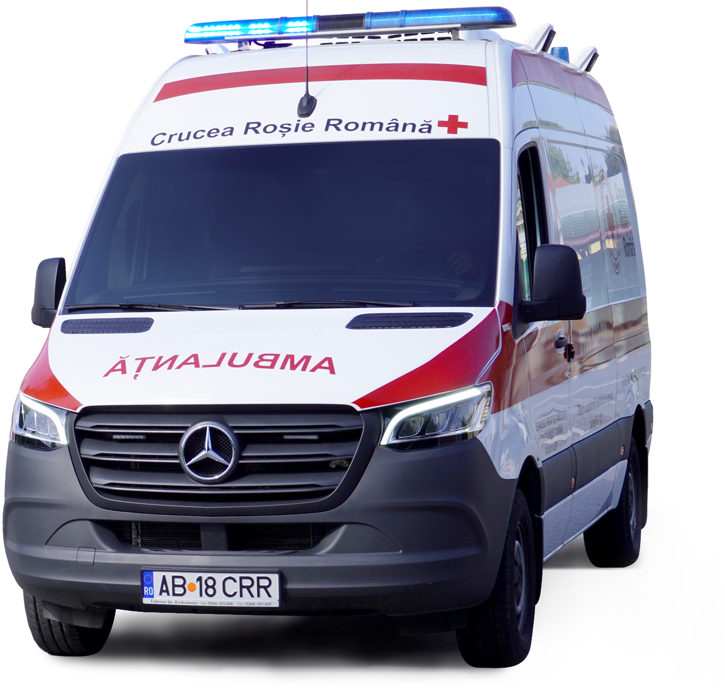 Ambulanță privată Crucea Roșie Filiala Alba AMD